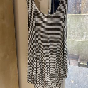 Striped Tank w/ Open Back